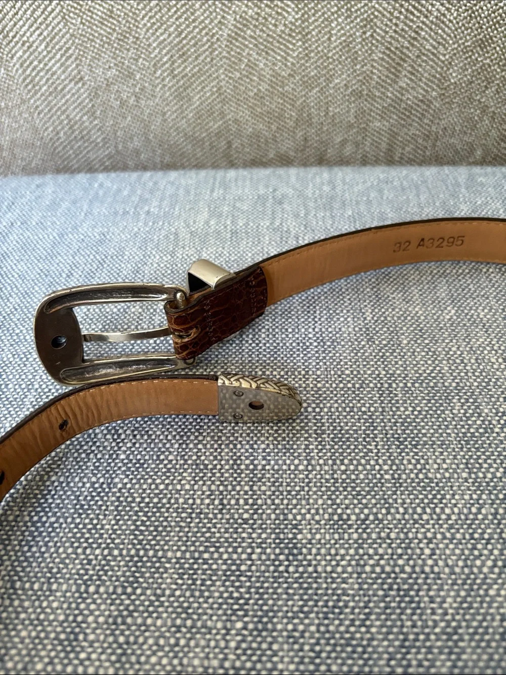 Brighton embossed leather
